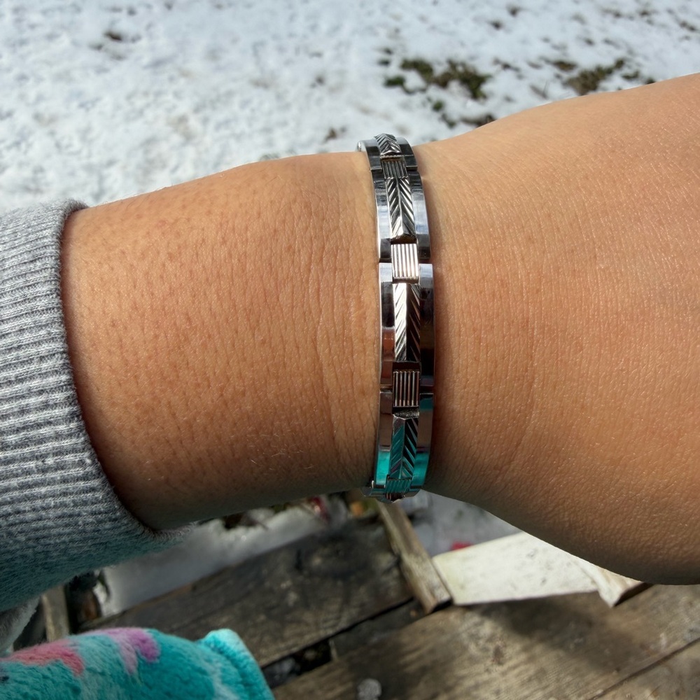 Stylish Silver Men's Bracelet